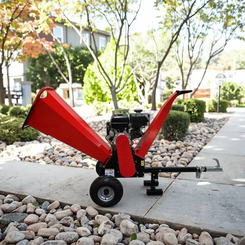 

Factory Forestry Machinery Self Powered Professional Wood Crusher Garden Automatic Wood Shredder