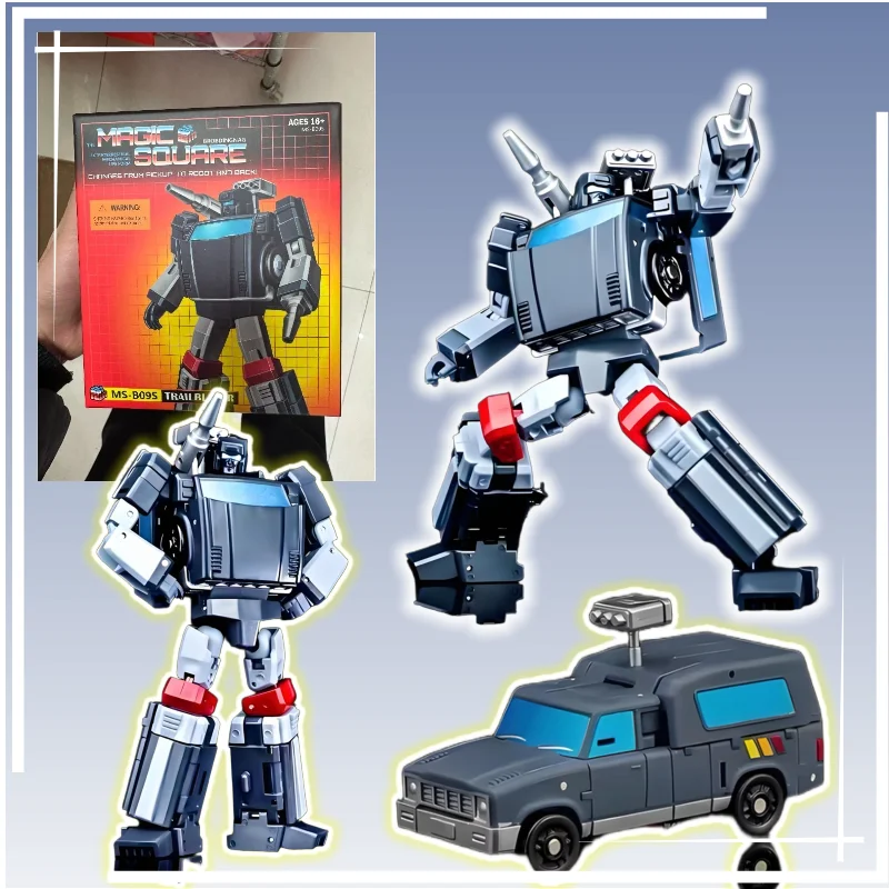 

【 Spot Goods】MS-TOYS MS-B09S G1 Mini Transforming Robot Vehicle Action Figure - Boys' Collectible Toy Gift