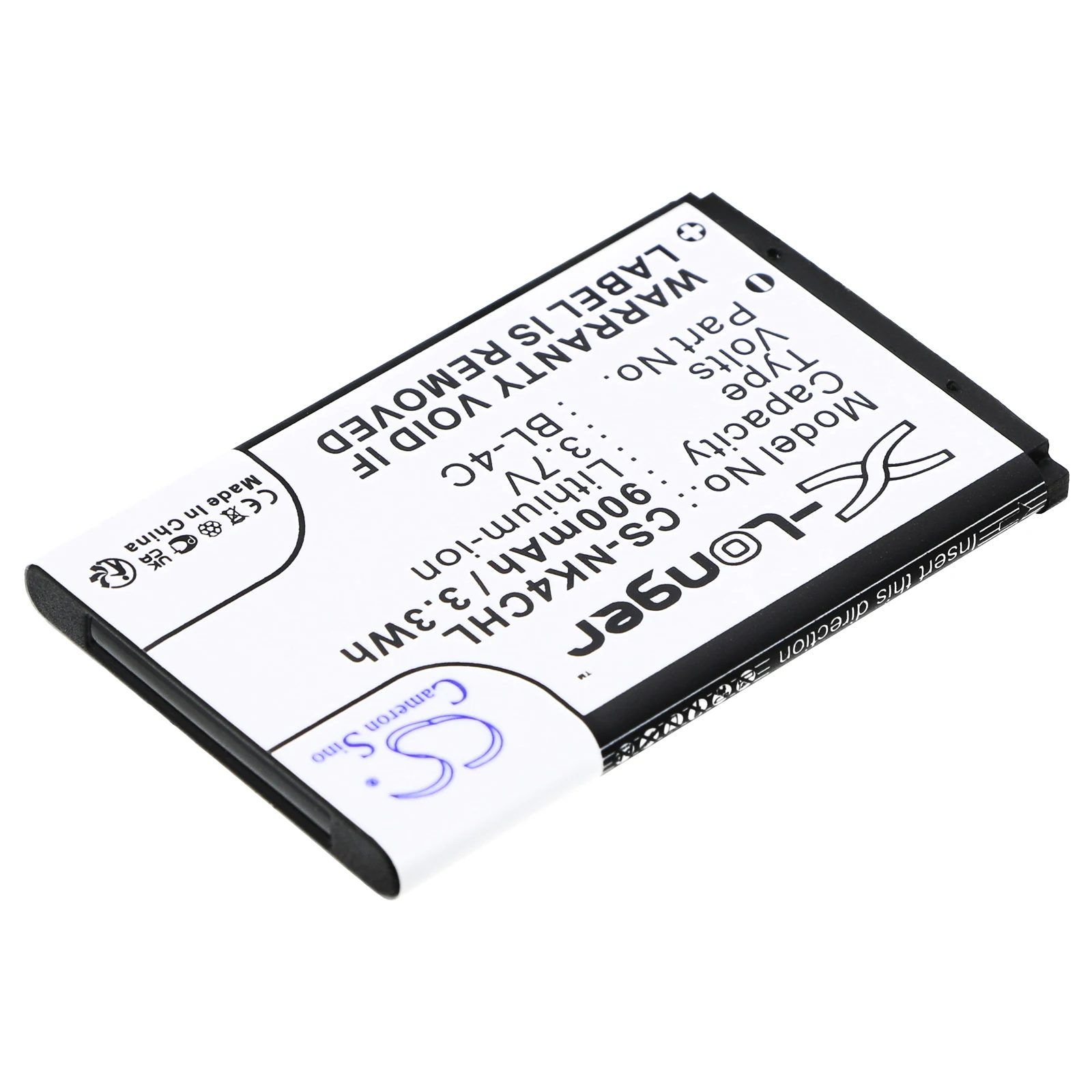 Li-ion Camera Battery for SVP, 3.7V, 900mAh , Compatible Models: i267, i508, i509, i518, i531, i606, K203M, V205, V206