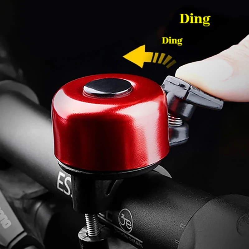 Alloy Mountain Road Bike Horn, Sound Alarm for Safety, Cycling Handlebar, Bicycle Call Accessories