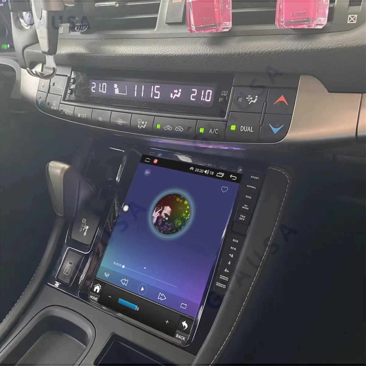 Carplay أندرويد 14 شاشة تعمل باللمس لكزس CT200 CT200H CT 2011-2022 راديو السيارة مشغل وسائط متعددة لتحديد المواقع والملاحة ستيريو DSP رئيس #6