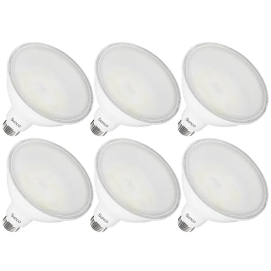 

Sunco PAR38 LED Flood Light Outdoor Bulb Exterior Waterproof Spotlight Lighting 2800 LM 20W 250W Equivalent 3000K Soft White Di