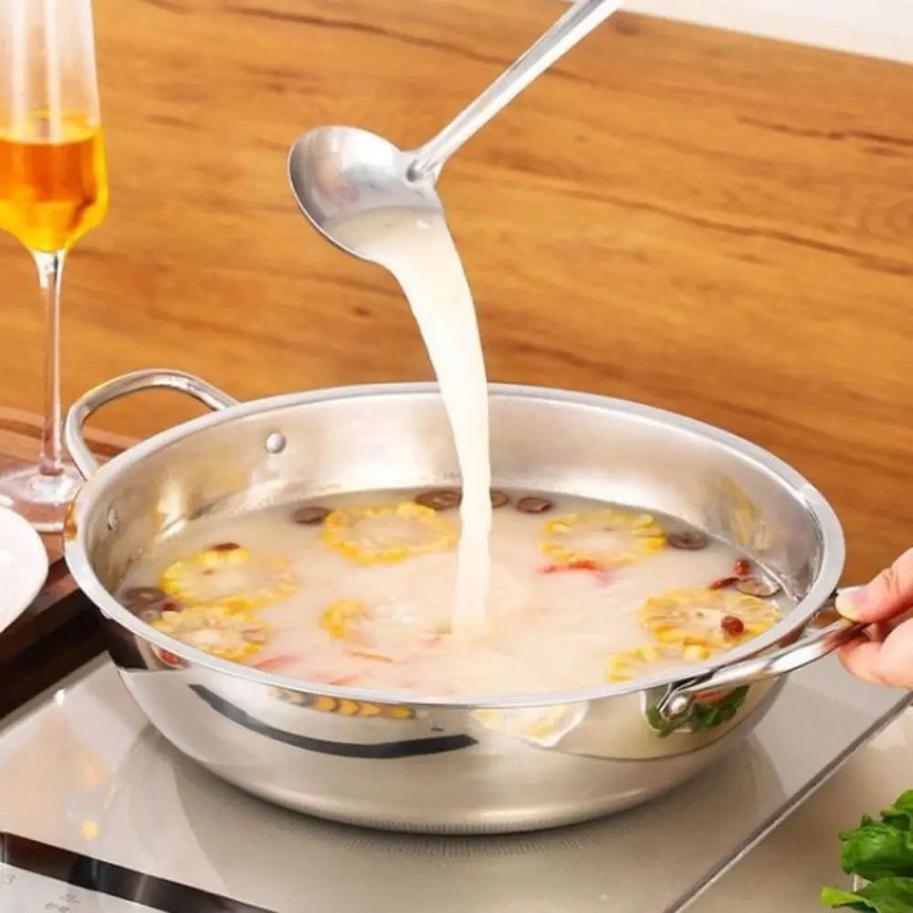 

Толстая кастрюля из нержавеющей стали, горячая кастрюля, утолщенная кастрюля, индукционная плита из нержавеющей стали, кастрюля без крышки, большая вместимость