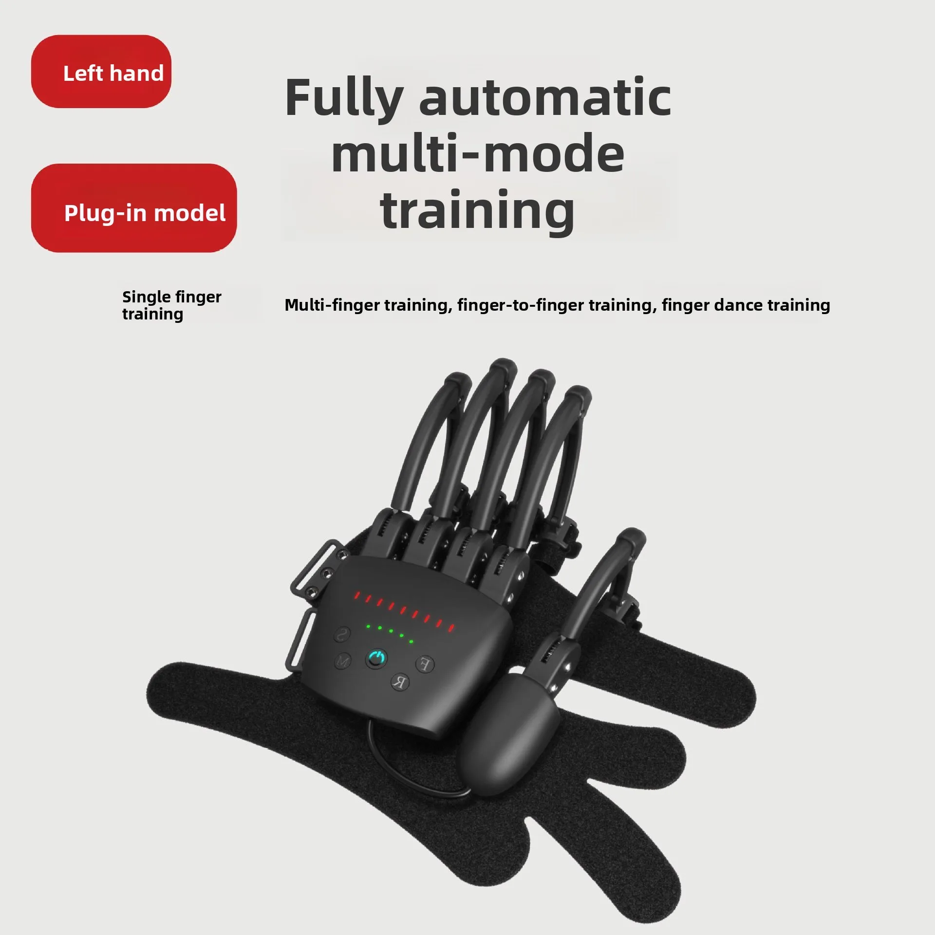 Finger Rehabilitation Trainer, Hemiplegia, Exercise Glove Equipment, Stroke, Bionic Exoskeleton, Finger Massage Instrument