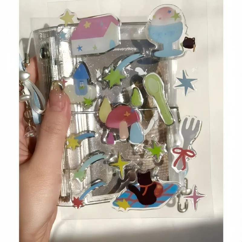 

1 шт. водостойкие корейские INS 3D наклейки с изображением кота, иллюстрации, сделай сам, декор для скрапбукинга, наклейки-планировщики