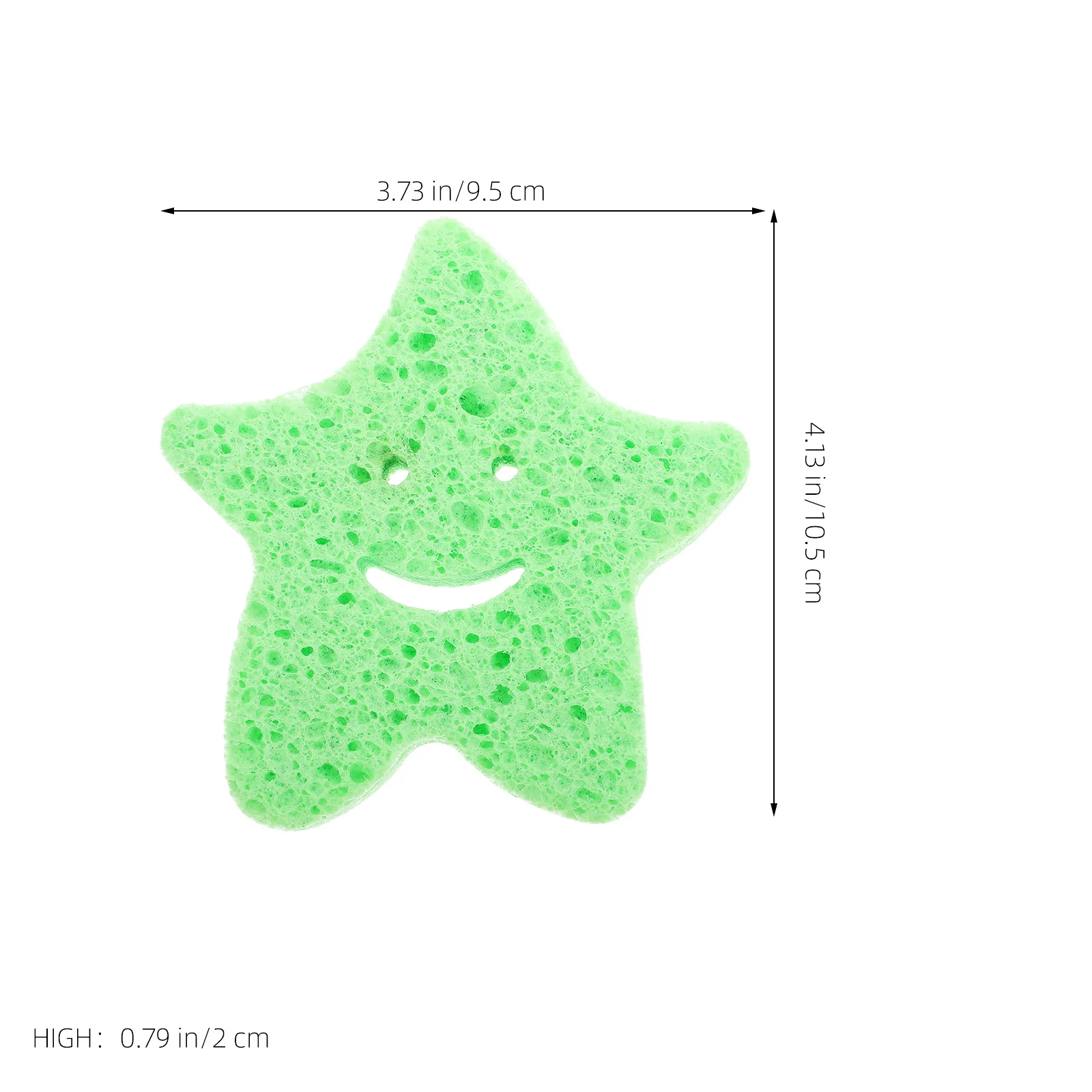 

4Pcs Bath Shower Sponges Star Shape Exfoliating Body Scrubber for Daily Skin Cleansing Shower Supplies Cute Bath Sponges