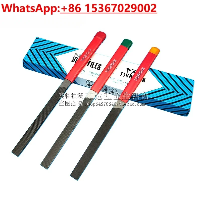 5PCS Assorted/Flat file Semicircular triangular round /Fitter woodworking 215mm thick medium、tooth flat 、 Steel file