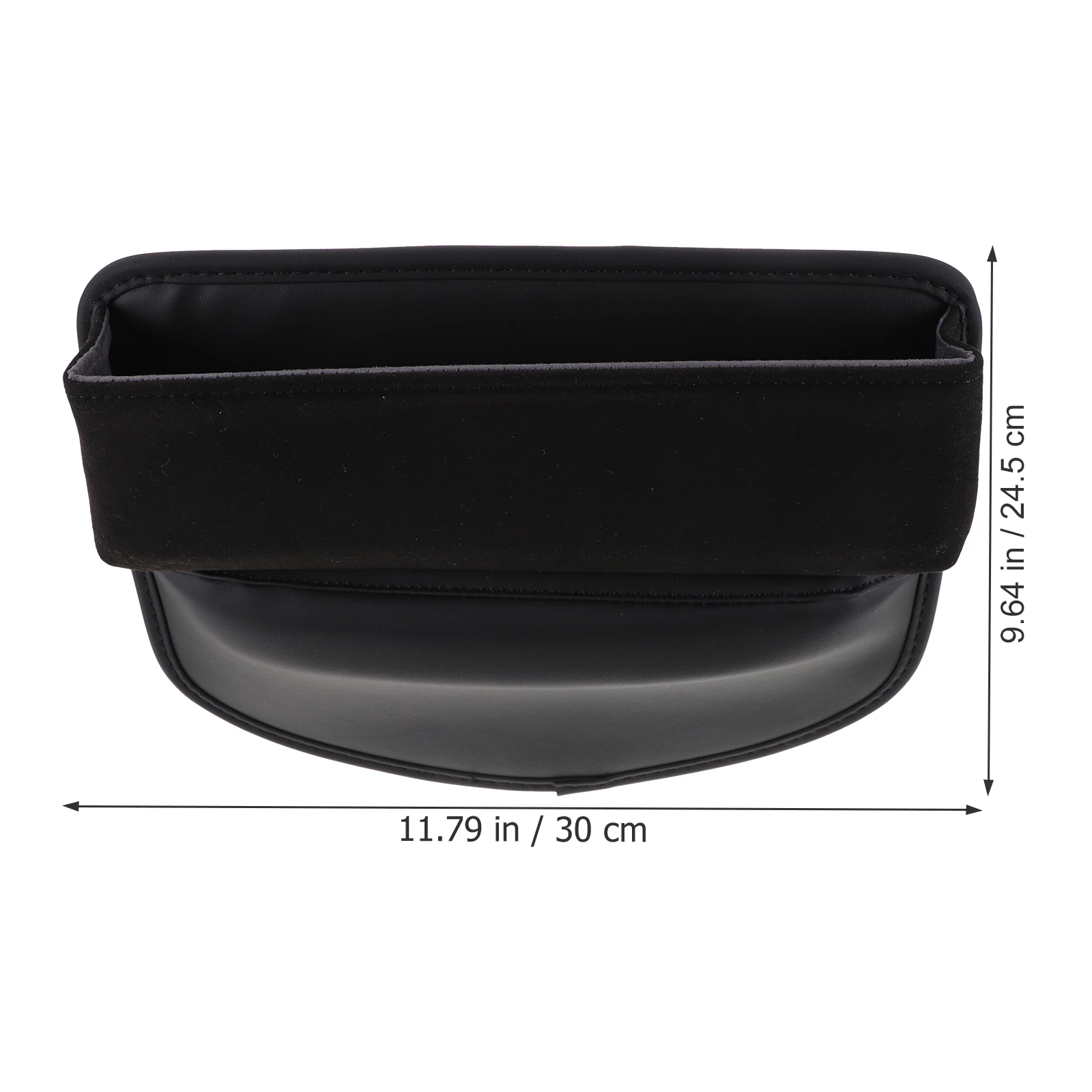 

Storage Seat Organizer Gaps Filler Sundry Container Suede Durable Lightweight Phone Card Cable Solution