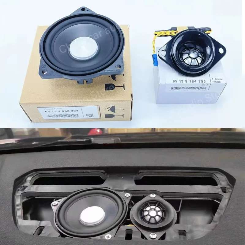 4インチ車用リアミッドレンジツイータースピーカー-bmw-g30-g11-f10-f11-e90-e60-f23-2-5シリーズ用オーディオアップグレード