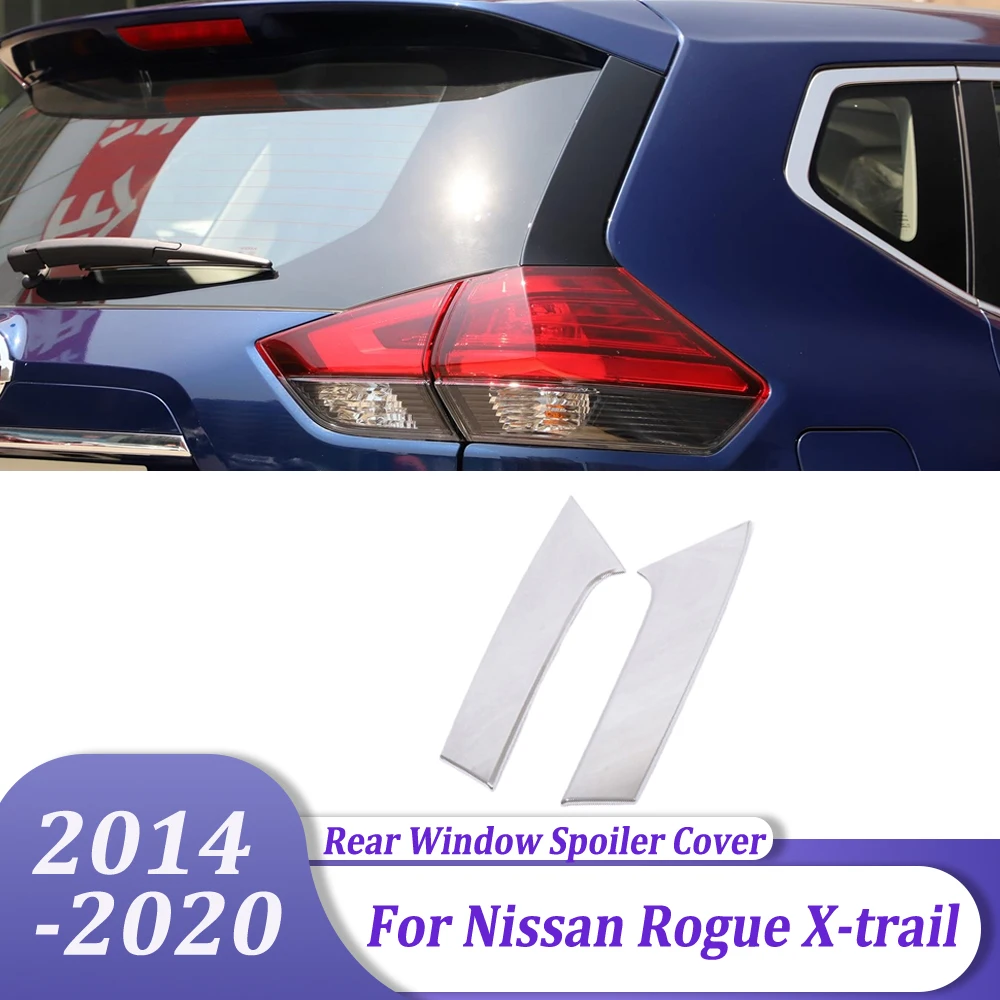 

Внешние аксессуары для автомобиля, жалюзи на заднее окно, спойлер, накладка из АБС-пластика, хром для Nissan Rogue X-Trail 2014-2017 2018 2019 2020