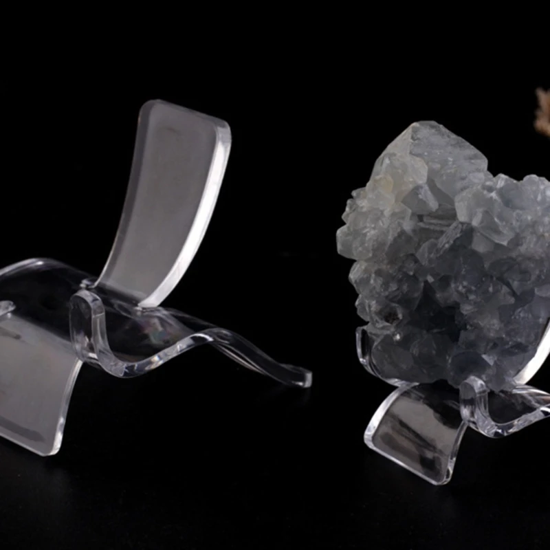 10Pcs Crystal Stone Display Holder Multifunction Organization Bracket Supplies
