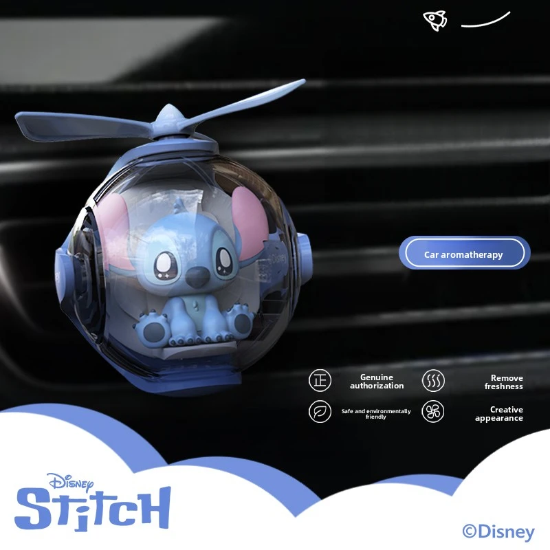 مجموعة معطر هواء السيارة ديزني ستيتش بيكسار - 5 أنماط (لوتسو بير، ستيتش، مايك، ويني ذا بوه، باز لايت يير) لتنفيس السيارات