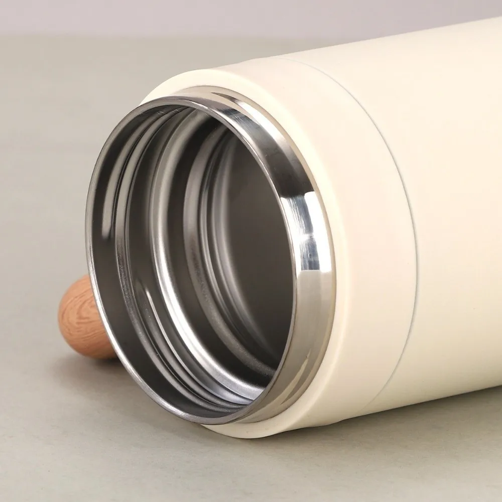 

Durable 480ml Thermos Mug Leak Proof Non-slip Thermal Cup with Filter Stainless Steel Tea Cup Daily Use