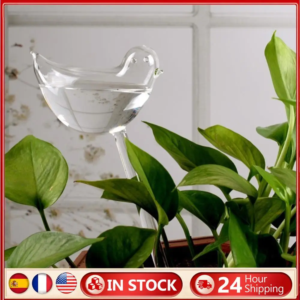 

PVC Transparent Bird Shape Travel Plant Waterer Bulb Auto Water Drip Irrigation Device Watering Tool for Home Garden