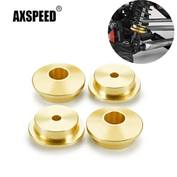 AXSPEED Brass Spring Retainers Shock Counterweight Cups for Axial SCX6 AXI05000 Jeep JLU Wrangler 1/6 RC Car Model Upgrade Parts