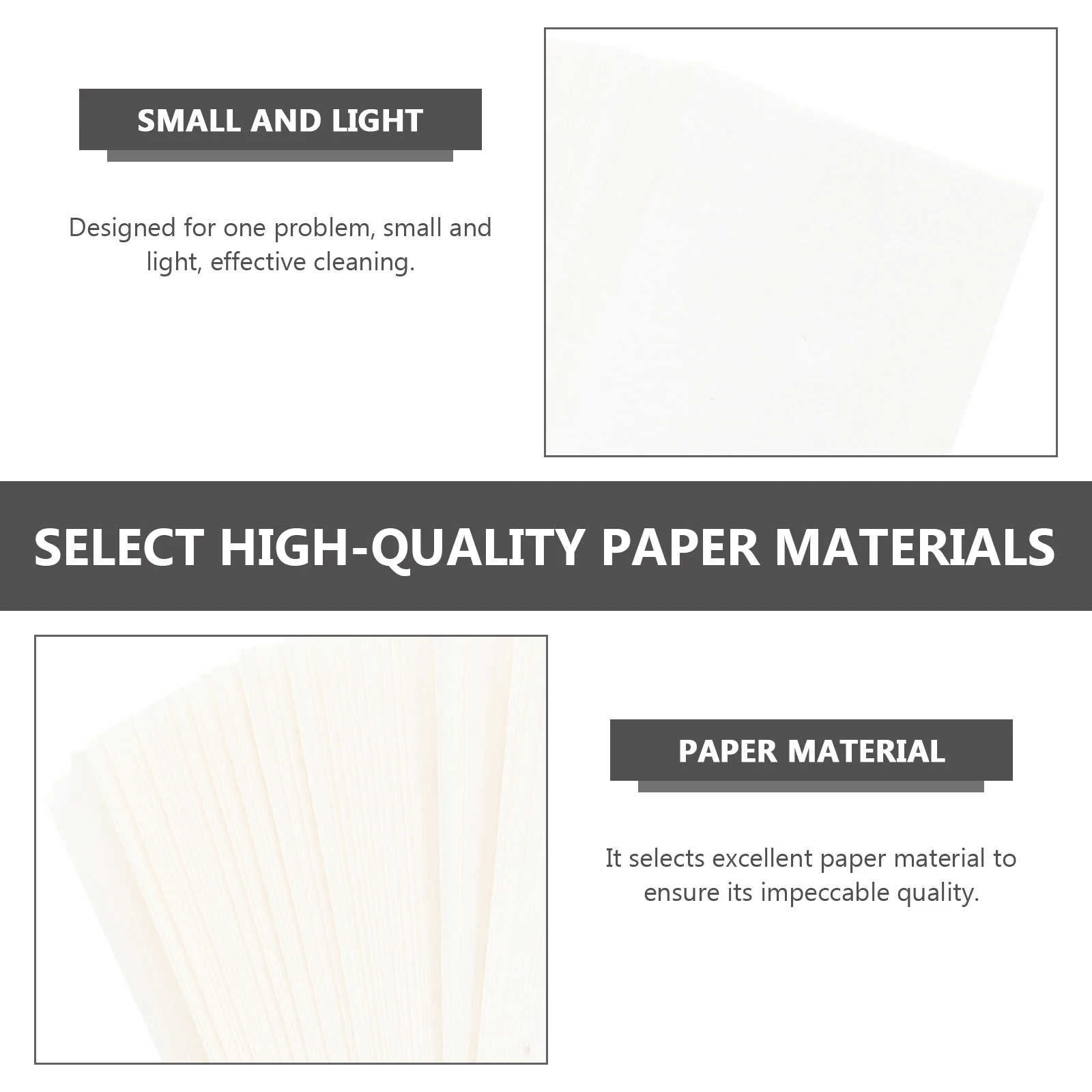 

100 Pcs Saxophone Absorbent Paper Towels Instrument Accessories Cleaning Mute Pad