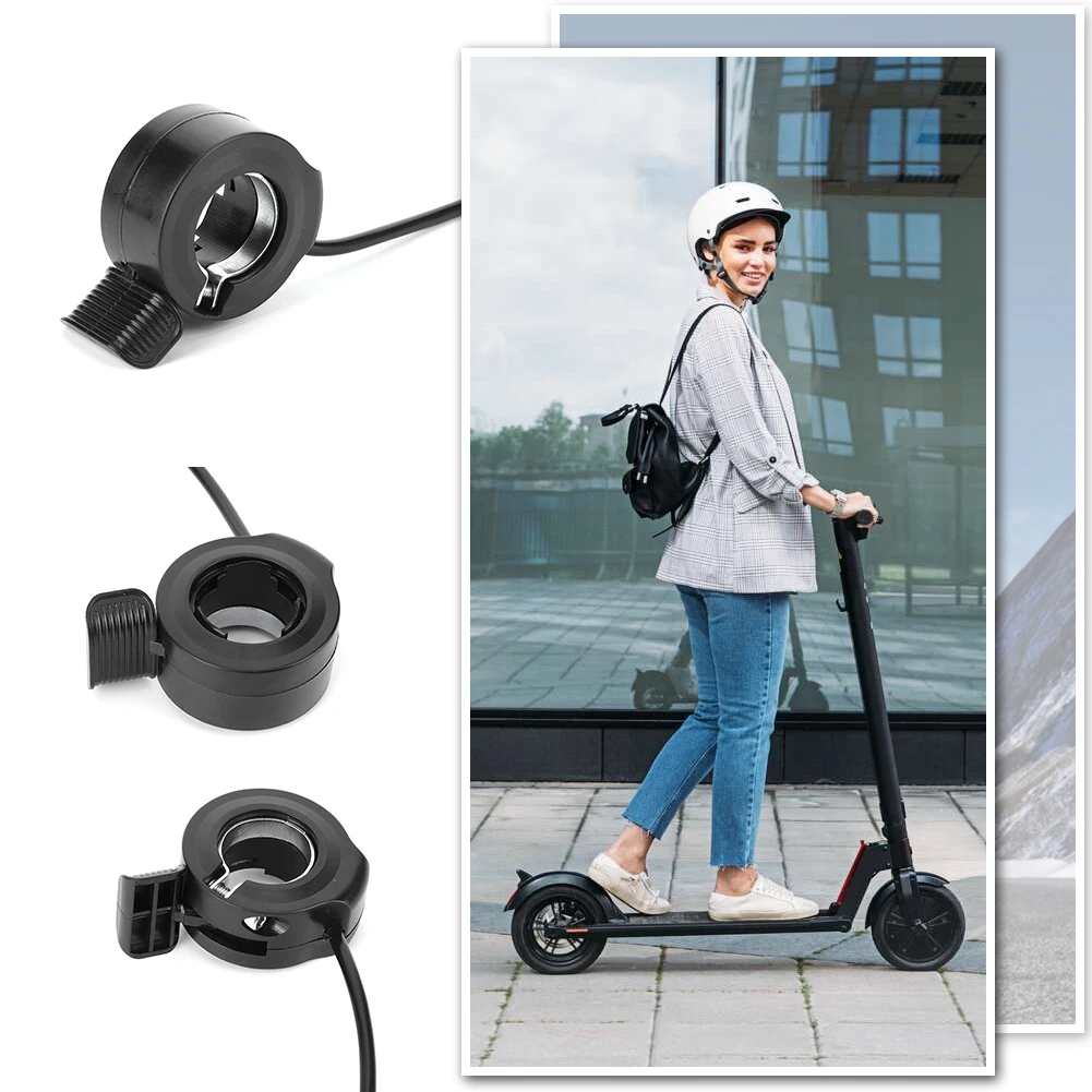 Thumb Throttle Speed Control Electric Bike Throttle Controller Scooter Finger Throttle for E-Bike Electric Scooters image 2