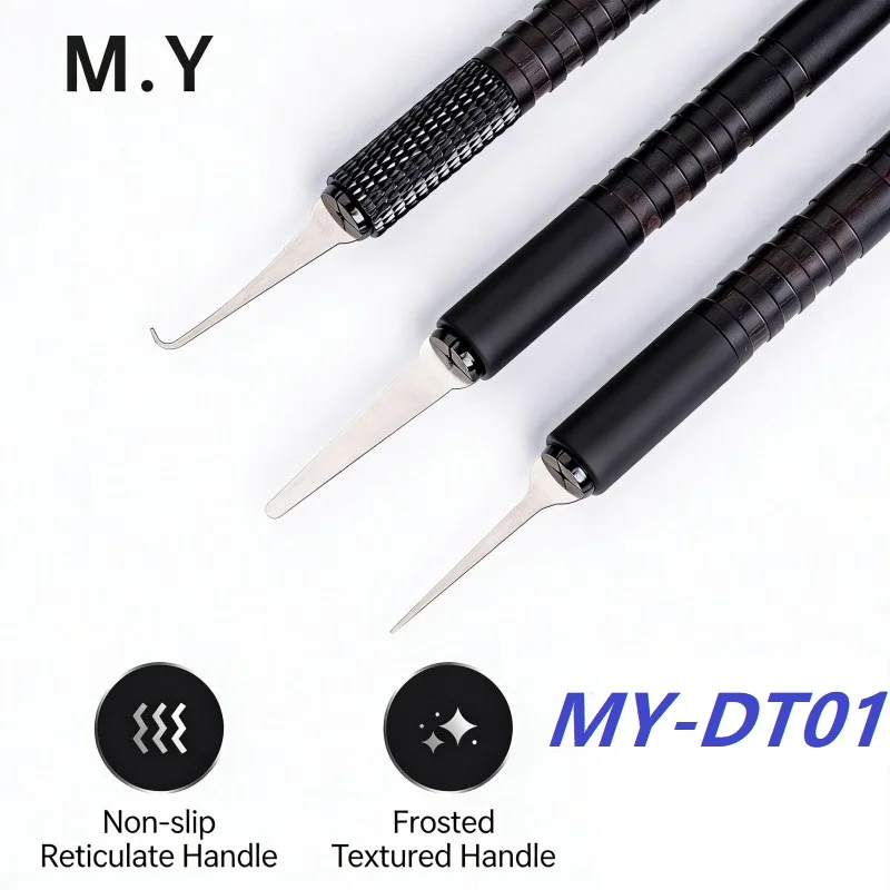 Mr.Yang DT01 Professional Multifunction Pry Tool Kit with 3 Handles & 6 Blades for Phone Chip & Motherboard Repair