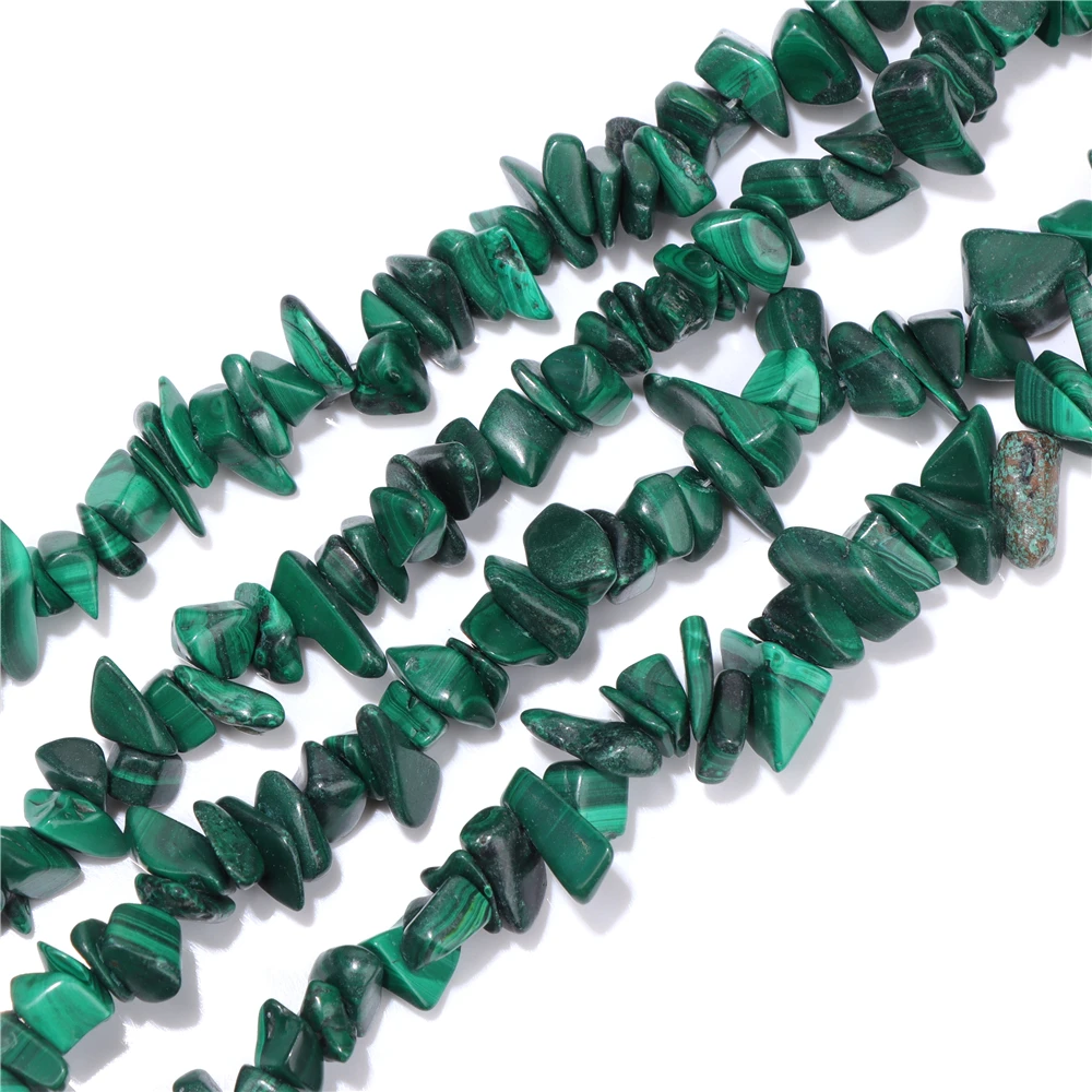 Wholesale Natural Stone Agates Chips Beads 5-8mm Irregular Malachite Amazonite Opal Quartz Gems Gravel Beads for Jewelry Making