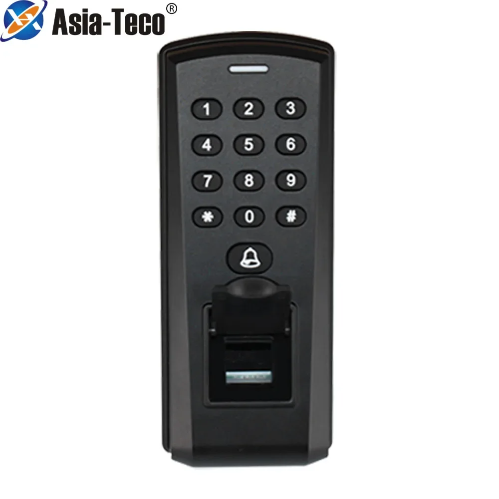 

fingerprint Access Control 125KHZ RFID card reader Biometric Door Access Control Keypad Password Card Reader Door Lock System