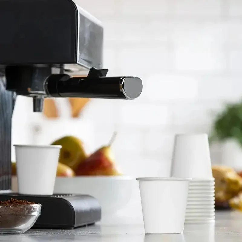 50/100PCS Disposable Small Paper Cups Thickened Durable Disposable Mini Paper Cups Coffee Candy Supermarket Tasting Party