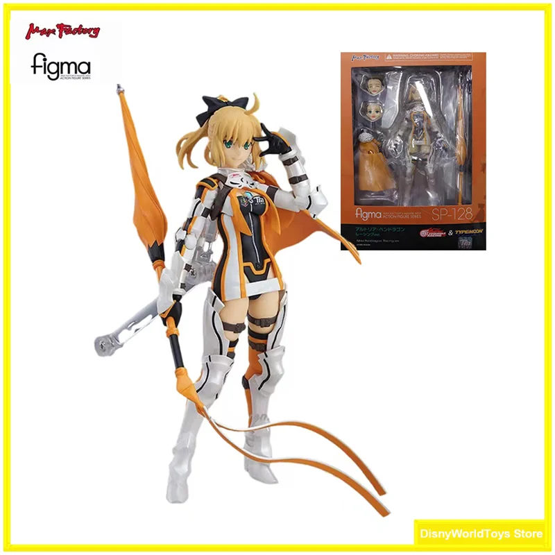 100% оригинал Figma SP 128, GOODSMILE RACING & TYPE-MOON RACING Altria Pendragon Racing ver, в наличии, аниме-фигурки, модель игрушки