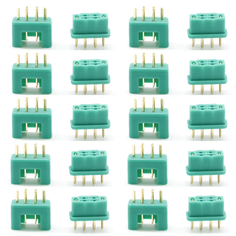 5/10/50 Prs Amass MPX Male Female 6-pin Plug Connector For RC Model Part Airplane Plane Drone Toys DIY Parts