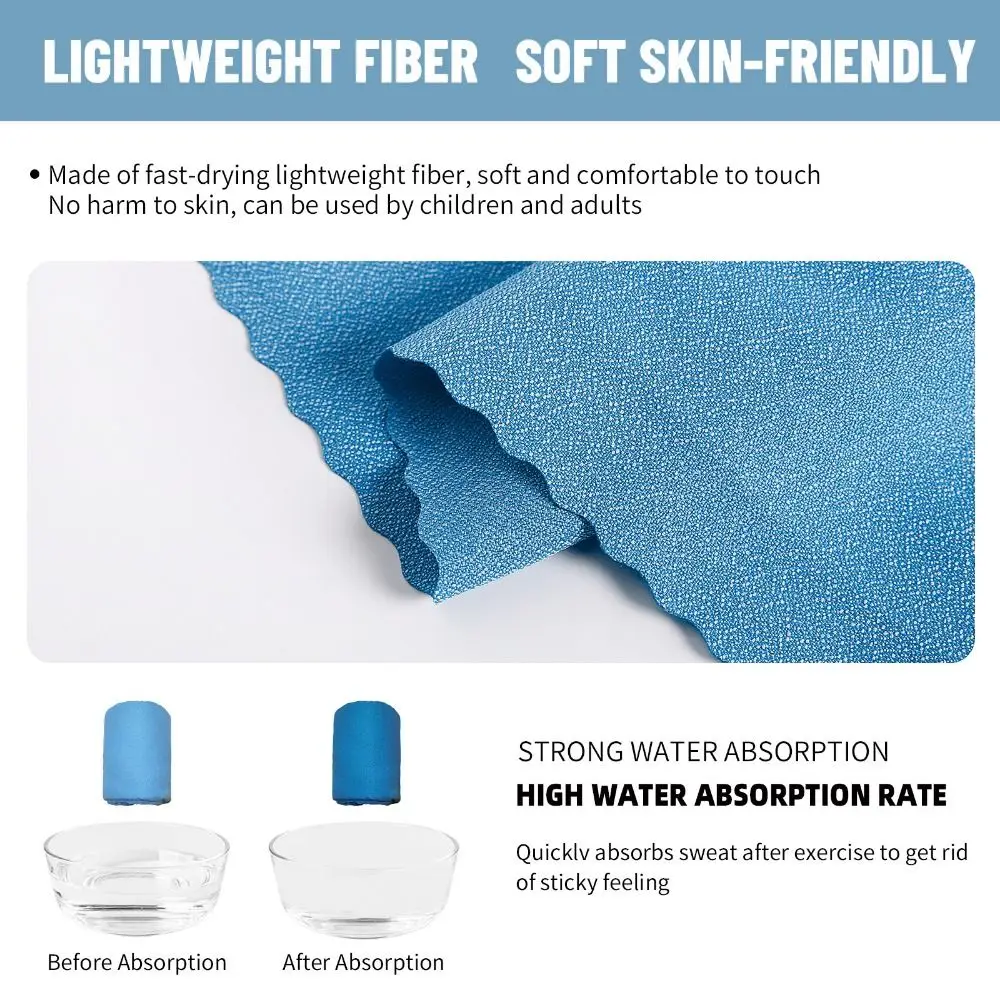 

Сверхлегкое, супервпитывающее, быстросохнущее спортивное полотенце, легкое, портативное, из микрофибры, удобное, многоразовое, для путешествий, для спортзала