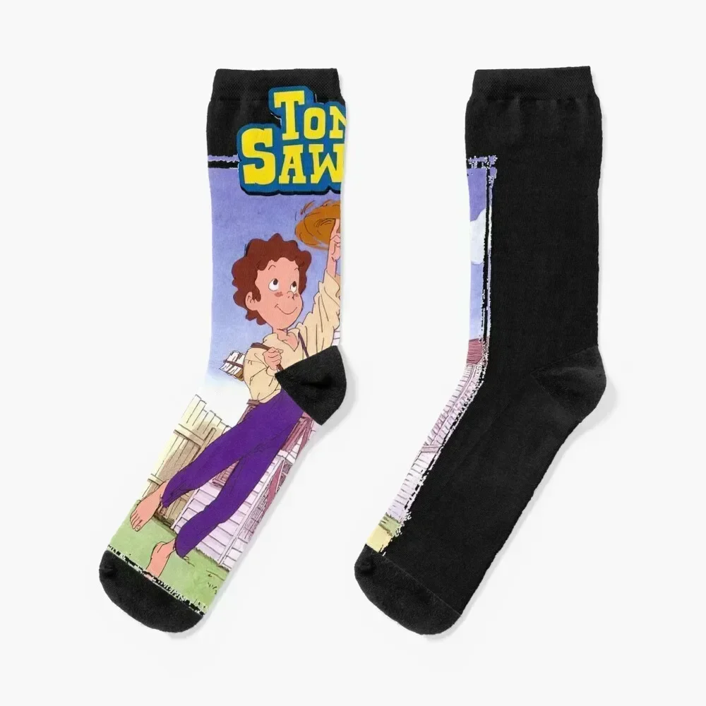 

Tom Sawyer anime series Essential Socks luxe shoes custom Rugby Men Socks Women's