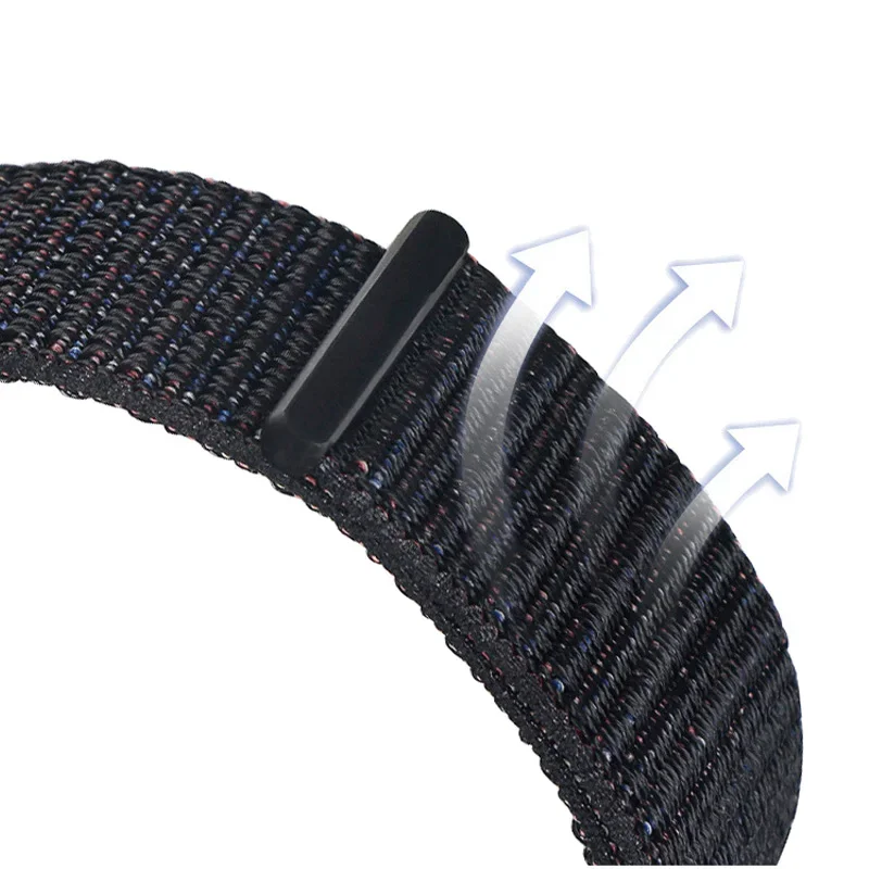 Nylon Sport Braided Loop Strap for Fitbit Charge 6 5 Breathable Comfortable Bracelet Wristband for Fitbit Charge 6 5 Correa Belt