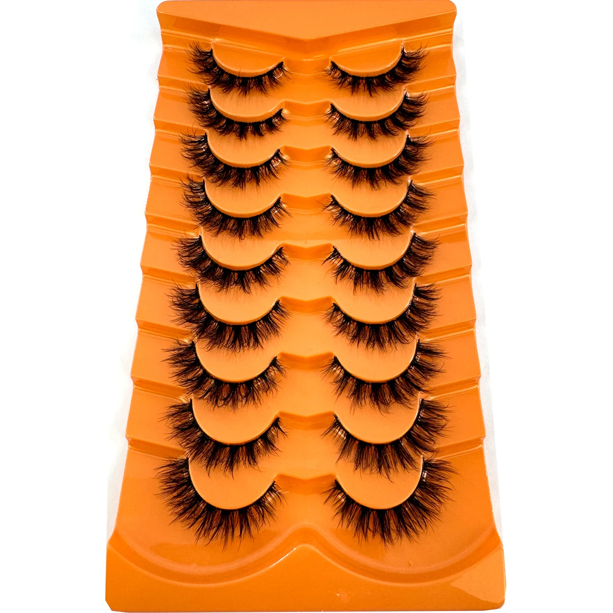 ナチュラルロングメイクアップ3Dミンクまつげ、エクステンションまつげ、ビューティーミンクまつげ9ペア