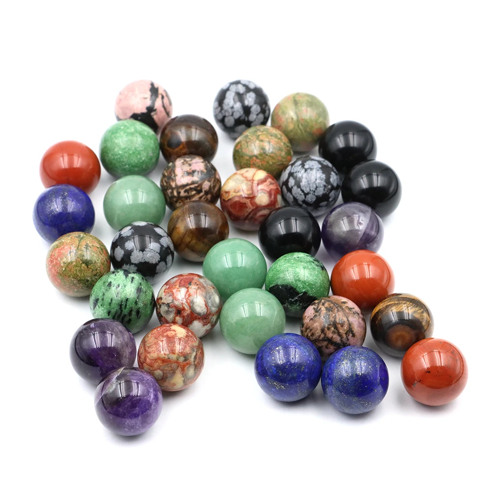 25 مللي متر الحجر الطبيعي كريستال المجال مصقول غلوب الريكي شفاء شقرا الكرة مع قاعدة خشبية ديكور المنزل هدايا رائعة تذكارية #2