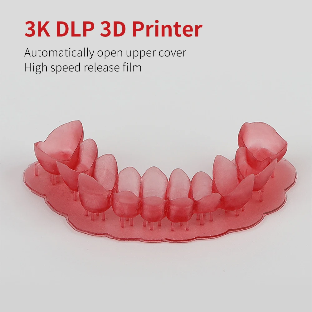 High Precision Low Shrinkages Biocompatibles Lab Castings Resins 1000g Cherry Red for Lab 3D Printer