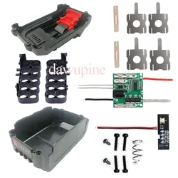 21V Power Tool Accessories Lithium Ion Battery Case BMS Box Shell Charging PCBA Electric Angle Grinder 10X18650 Holder Housings