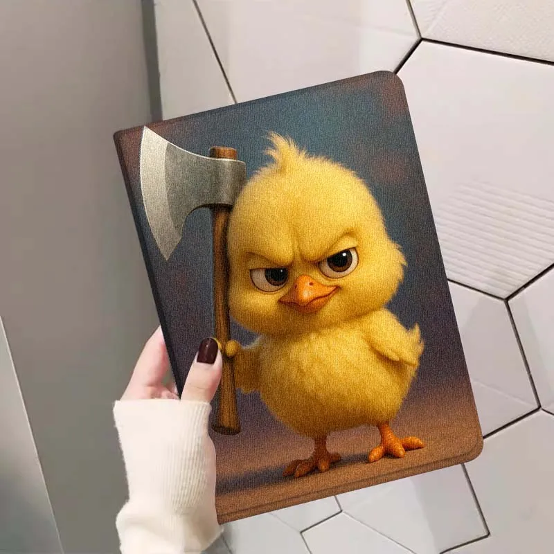 

Cartoon Chicken Popular Art For Samsung Galaxy Tab A7 A A8 A9 A11 S6 S11 10.1 10.4 10.5 Inch Lite PLus Tablet Case