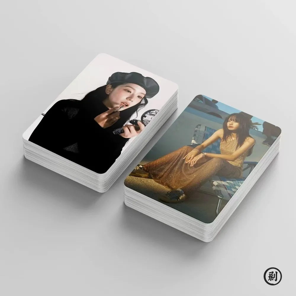 55 قطعة/المجموعة/مجموعة من بطاقات Kpop UNIS CURIOUS Lomo للفتيات مجموعة الذكرى الثامنة بطاقات صور عالية الدقة للأولاد والبنات هدايا قابلة للجمع #4