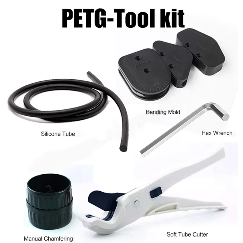 FREEZEMOD Watercooling Tube Bender Processing Kit for OD12/OD14/OD16mm PETG/PMMA/Metal Pipe, 5 in 1 Kit