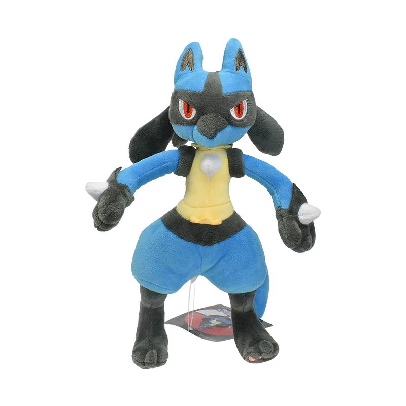 Lucario Pokemon Peluche Plush Toy Anime Shiny Lucario Mega Lucario Soft Stuffed Doll Birthday Gift