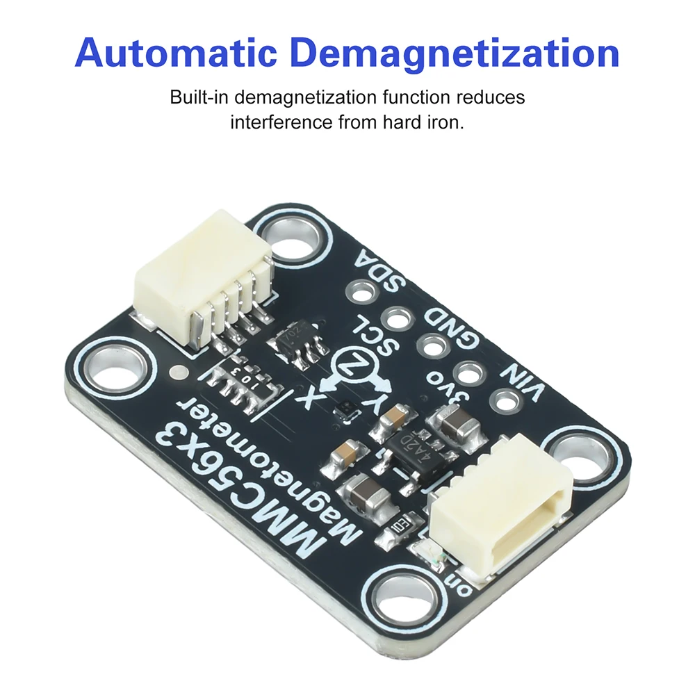 MMC5603 Triple Axis Compass Magnetometer Sensor Module Three Axis Magnetic Field Module Materiale For STEMMA QT/Qwiic