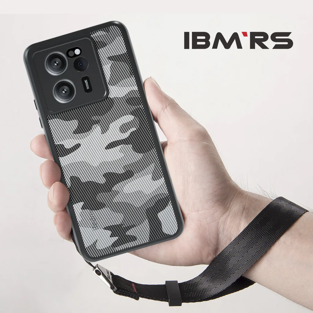 

ibmrs for xiaomi 13t pro /redmi k60 ultra case ,matte Clear transparent phone protective case(Comes with wrist strap)