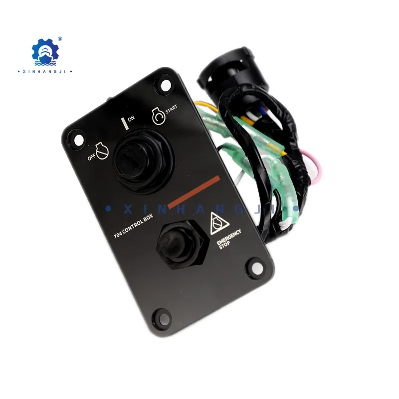 704-82570-08 Single Engine Key Switch Panel For Yamaha Outboard Motors 704 Control Box Mounting Screws Assembly