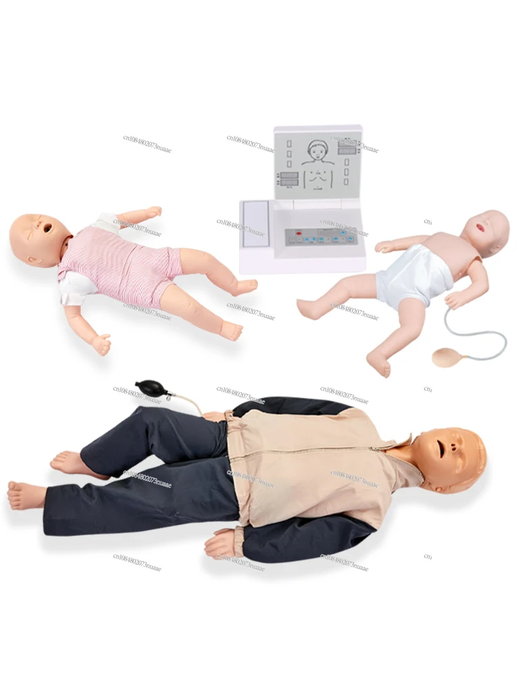 Infant Cardiopulmonary Resuscitation Simulator, Child Mannequin, CPR, Paediatric Choking, First Aid Rubber Dummy