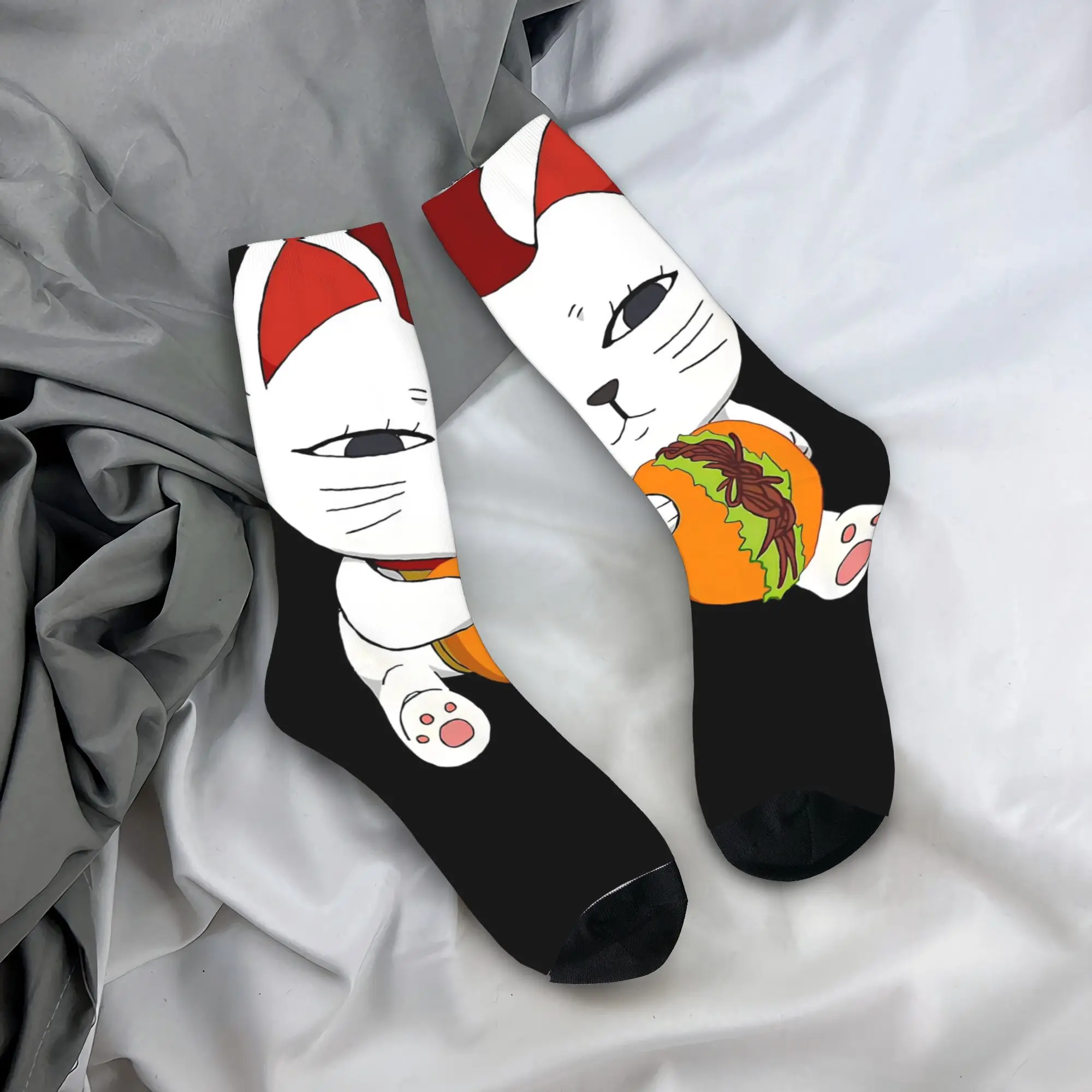 

Взрослые мужские носки DanDaDan, чулки, противоскользящие средние мягкие носки, осенние уличные носки в готическом стиле