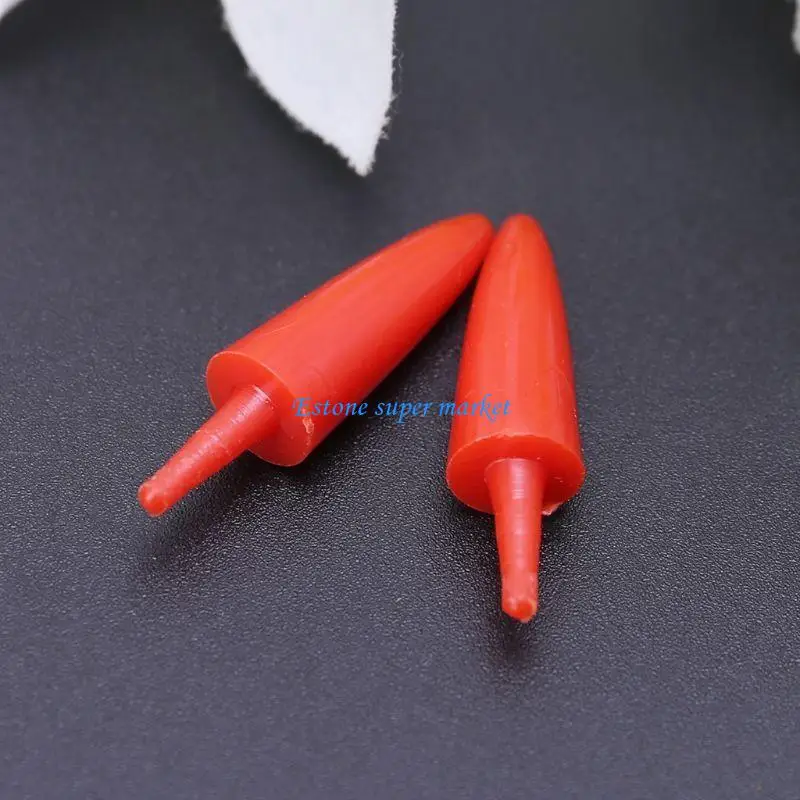 

090B 50pcs 12x23mm Plastic DIY Snowman Nose for Handmade Craft Children Kids Chr
