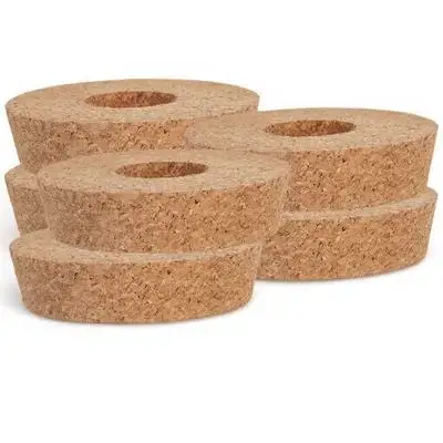 6 pcs Flower Vase With Cork Lid Pre-Drilled Hole 80X20X73Mm Glass Terrarium For Hydroponic Planting Micro Landscape Decoration