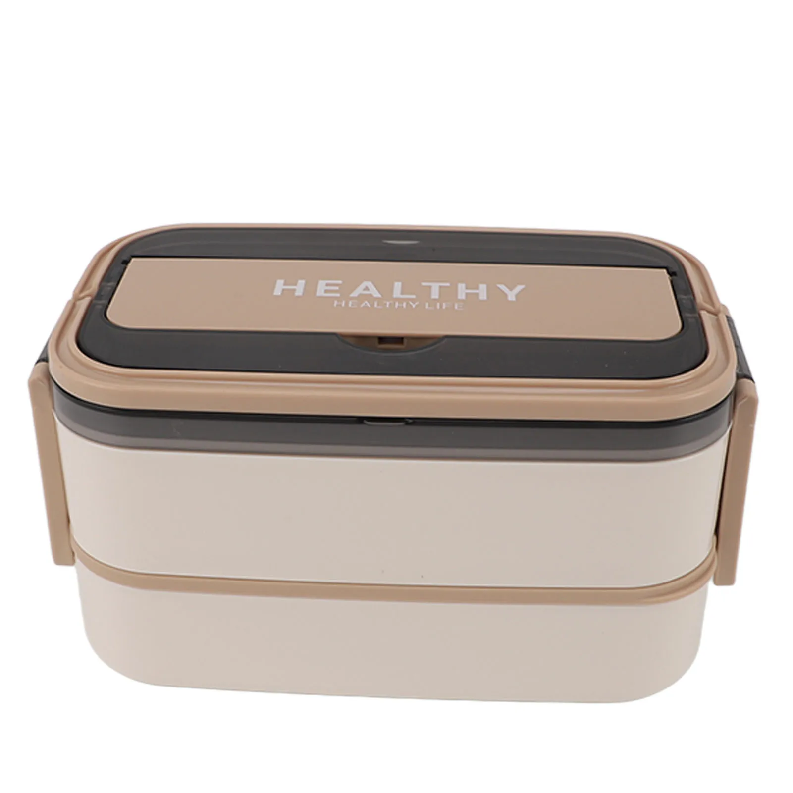 Lunchbox Dubbellaags Lunchbox Compartimentontwerp Magnetronbestendig Multifunctioneel Gemakkelijk schoon te maken 1400 ml voor werk voor kantoor
