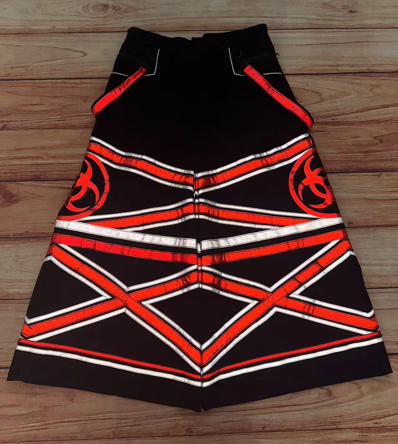 PHATTPANT فات السراويل الهذيان السراويل خلط الموجات الحرارية السراويل الهذيان والعتاد الهذيان السراويل فات بنطلون Biohazard C037