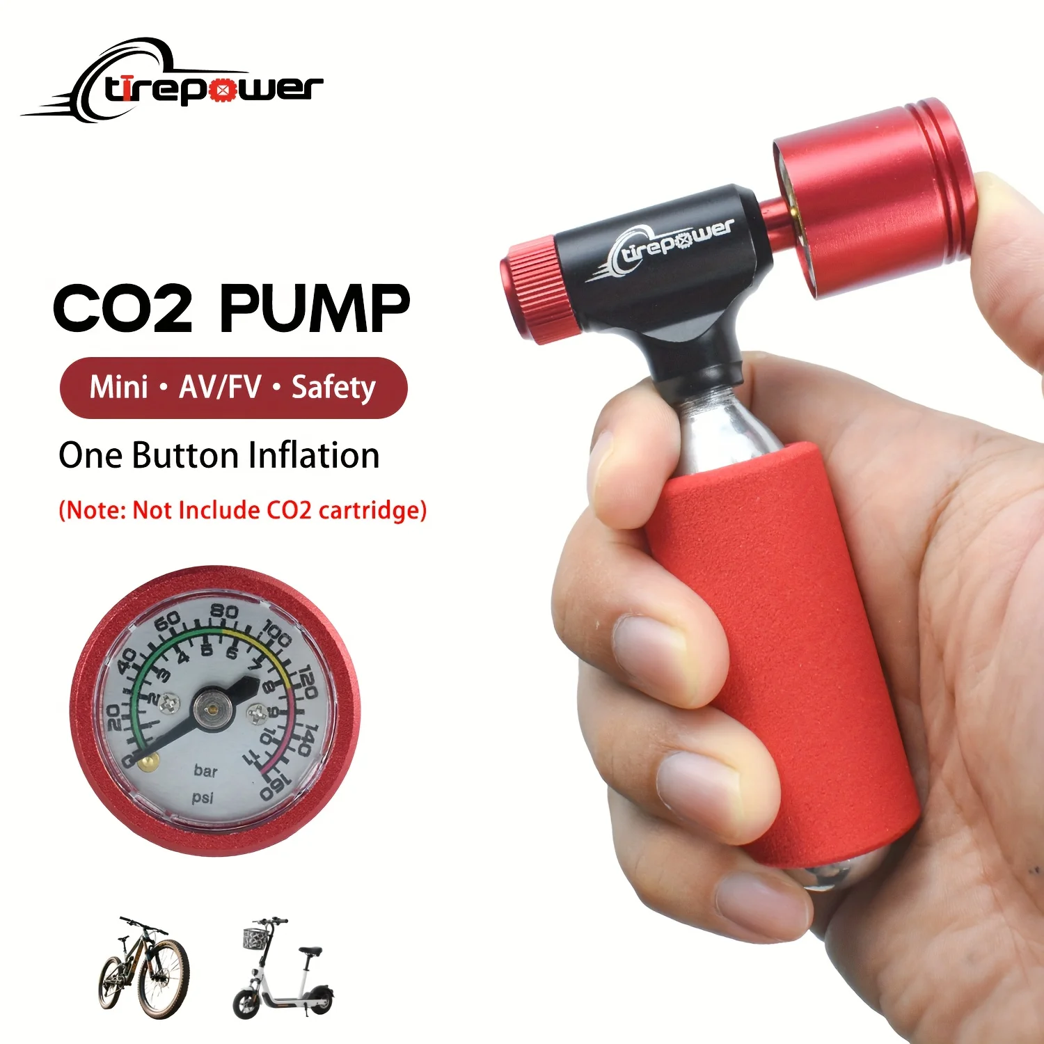 CO2 Cartridges for Bikes Threaded 16g Refills for Tire Inflators Bicycle Cycling Road MTB Gravel E-Bike Fits Most C02 Inflator Heads Fast Repair