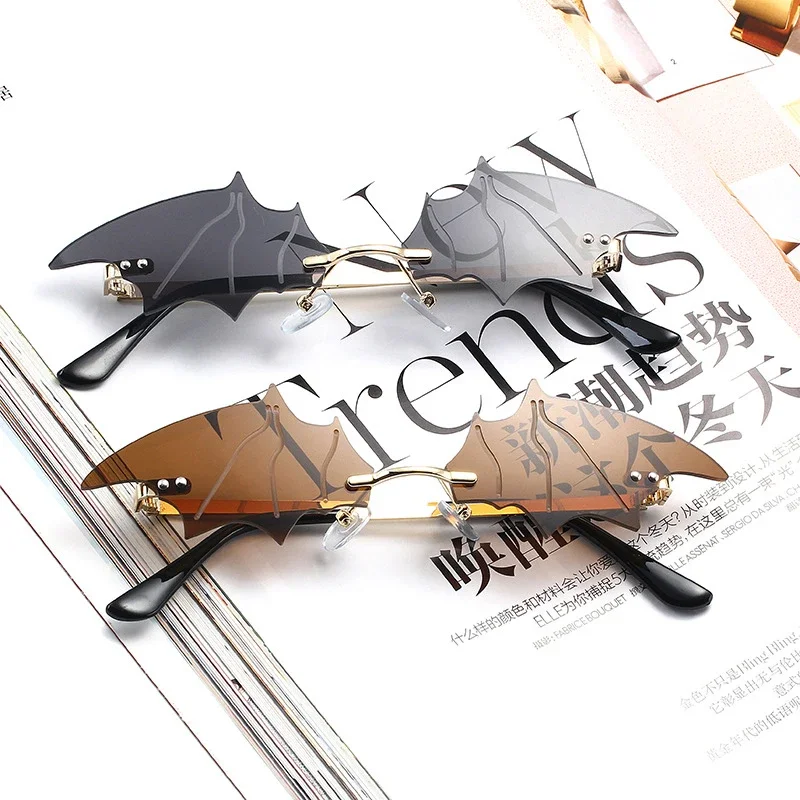 

Fashion Bat Shape Cat Eye Sunglasses Women Luxury Brand Retro Funny Sun Glasses Shades UV400 Driving 2024 Brand Designer SG024