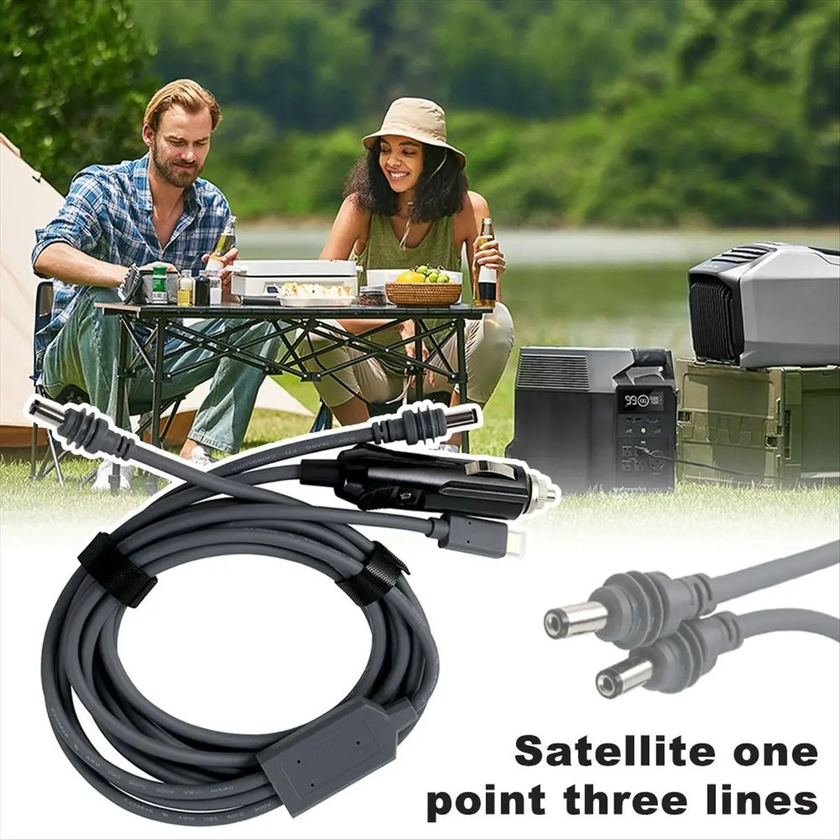 ^&*Summer sale- For Mini Car/TYPE-C/DC 5M Power Cord Adapter Plug and Play Space-X Waterproof Upgraded Router Cable